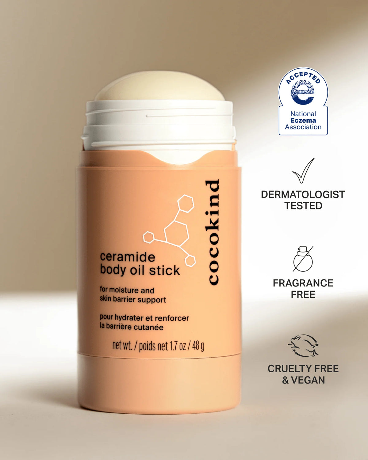 ceramide body oil stick