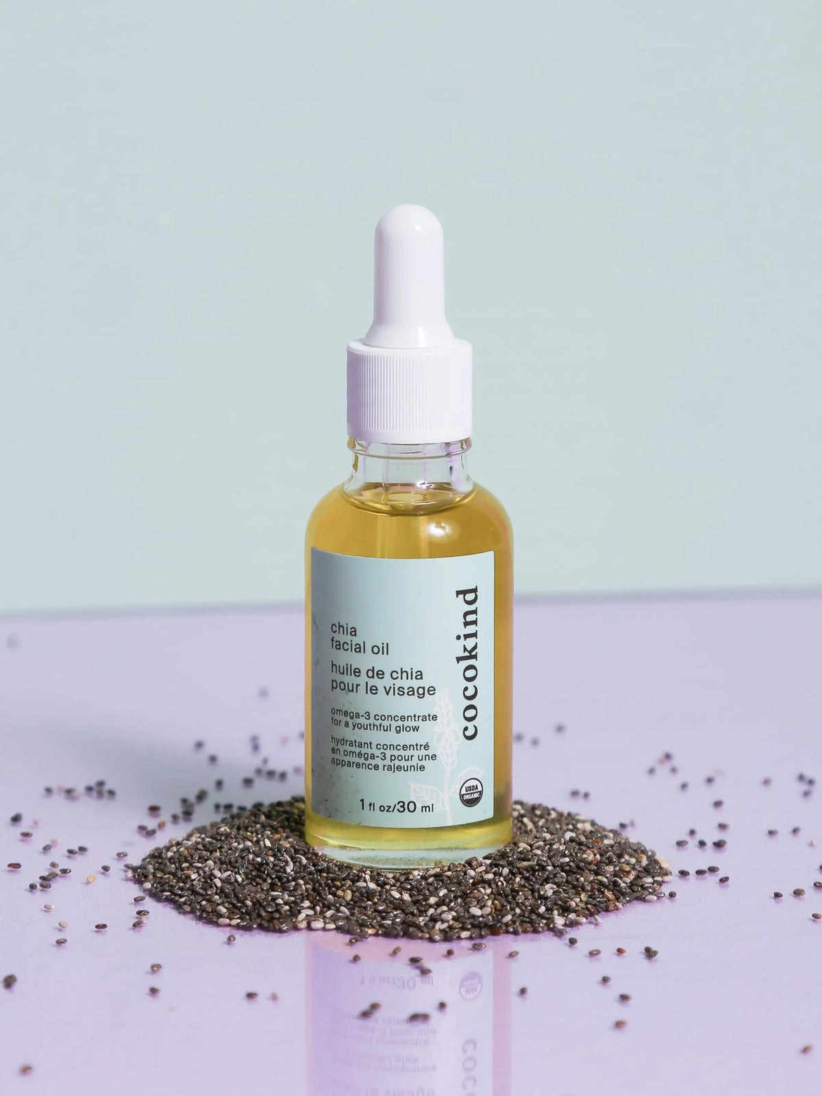 organic chia face oil
